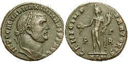 1 Follis 羅馬帝國 青铜 伽列里乌斯