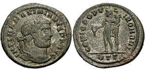 1 Follis 羅馬帝國 青铜 Maximianus (250-310)