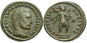 1 Follis 羅馬帝國 青铜 伽列里乌斯