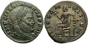 1 Follis 羅馬帝國 青铜 伽列里乌斯