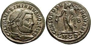1 Follis 羅馬帝國 青铜 伽列里乌斯