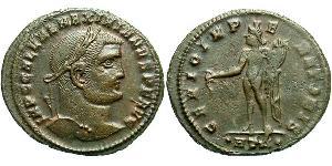 1 Follis 羅馬帝國 青铜 伽列里乌斯