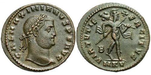 1 Follis 羅馬帝國 青铜 伽列里乌斯