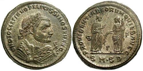 1 Follis 羅馬帝國 青铜 Diocletian (244-311)