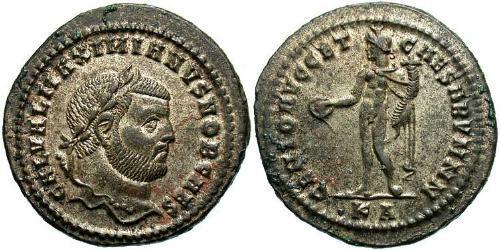 1 Follis 羅馬帝國 青铜 伽列里乌斯