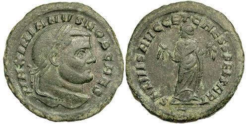 1 Follis 羅馬帝國 青铜 伽列里乌斯