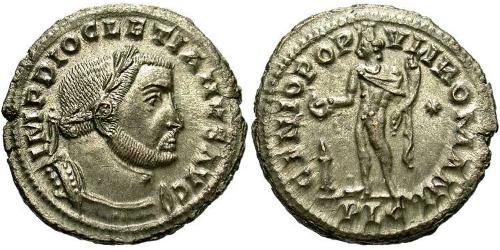 1 Follis 羅馬帝國 青铜 Diocletian (244-311)