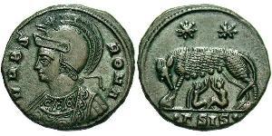 1 Follis / 1 AE3 Imperio romano (27BC-395) Bronce Constantino I (272 - 337)