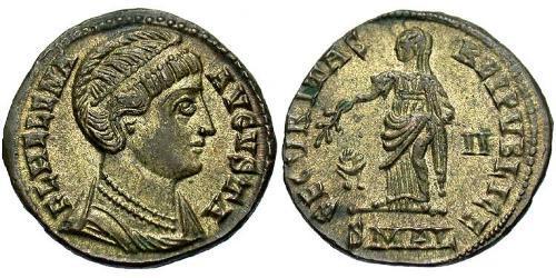 1 Follis / 1 AE3 Imperio romano (27BC-395) Bronce Helena de Constantinopla (250 -330)