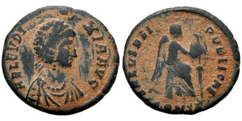 1 Follis / 1 AE3 Byzantinisches Reich (330-1453) Bronze Aelia Eudoxia (?-404)