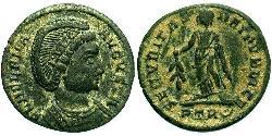 1 Follis / 1 AE3 Empire romain (27BC-395) Bronze Flavia Giulia Elena (250 -330)