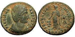 1 Follis / 1 AE3 Empire romain (27BC-395) Bronze Flavia Giulia Elena (250 -330)