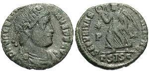 1 Follis / 1 AE3 Empire romain (27BC-395) Bronze Valentinien I (321-375)