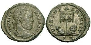 1 Follis / 1 AE3 Empire romain (27BC-395) Bronze Licinius I (265-324)
