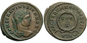 1 Follis / 1 AE3 Empire romain (27BC-395) Bronze Constance II (317 - 361)