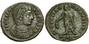 1 Follis / 1 AE3 Empire romain (27BC-395) Bronze Flavia Giulia Elena (250 -330)