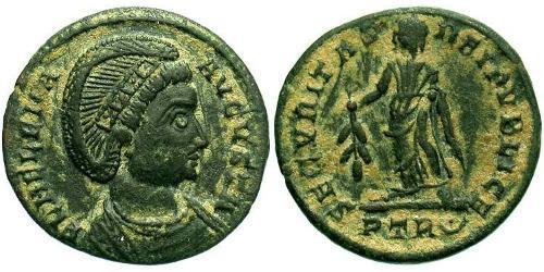 1 Follis / 1 AE3 Empire romain (27BC-395) Bronze Flavia Giulia Elena (250 -330)