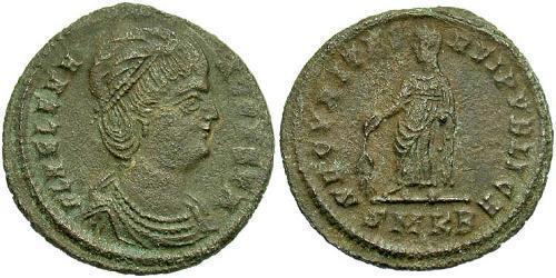 1 Follis / 1 AE3 Empire romain (27BC-395) Bronze Flavia Giulia Elena (250 -330)