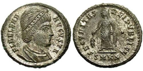 1 Follis / 1 AE3 Empire romain (27BC-395) Bronze Flavia Giulia Elena (250 -330)