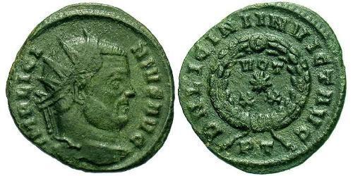 1 Follis / 1 AE3 Empire romain (27BC-395) Bronze Licinius I (265-324)