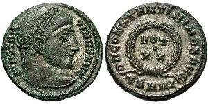 1 Follis / 1 AE3 Roman Empire (27BC-395) Bronze Constantine I (272 - 337)