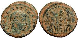 1 Follis / 1 AE3 Roman Empire (27BC-395) Bronze Dalmatius (?-337)