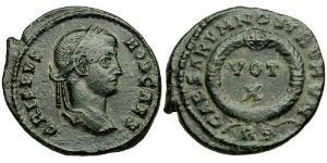 1 Follis / 1 AE3 Roman Empire (27BC-395) Bronze Crispus (305 - 326)