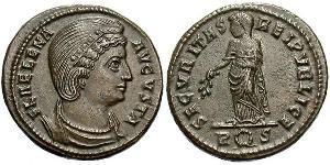 1 Follis / 1 AE3 Roman Empire (27BC-395) Bronze Helena Augusta (250 -330)