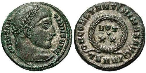 1 Follis / 1 AE3 Roman Empire (27BC-395) Bronze Constantine I (272 - 337)