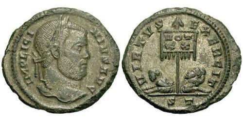 1 Follis / 1 AE3 Roman Empire (27BC-395) Bronze Licinius I (265-324)