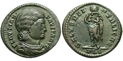 1 Follis / 1 AE3 Roman Empire (27BC-395) Bronze Fausta (289-326)