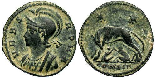 1 Follis / 1 AE3 Roman Empire (27BC-395) Bronze Constantine I (272 - 337)
