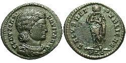 1 Follis / 1 AE3 Römische Kaiserzeit (27BC-395) Bronze Fausta (289-326)