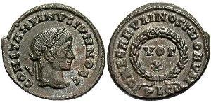 1 Follis / 1 AE3 Römische Kaiserzeit (27BC-395) Bronze Constantius II(317 - 361)