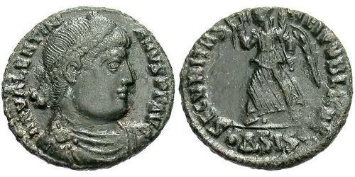1 Follis / 1 AE3 Impero romano (27BC-395) Bronzo Valentiniano I (321-375)