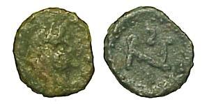 1 Follis / 1 AE4 Byzantinisches Reich (330-1453) Bronze Zenon (425- 491)