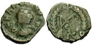 1 Follis / 1 AE4 Empire byzantin (330-1453) Bronze Marcien (392-457)