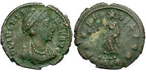 1 Follis / 1 AE4 Empire romain (27BC-395) Bronze Flavia Giulia Elena (250 -330)