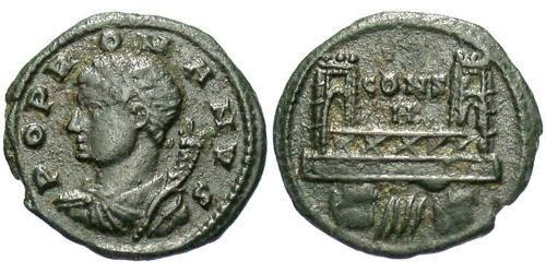 1 Follis / 1 AE4 Empire romain (27BC-395) Bronze Constantin I (272 - 337)
