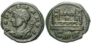 1 Follis / 1 AE4 Römische Kaiserzeit (27BC-395) Bronze Konstantin I (272 - 337)