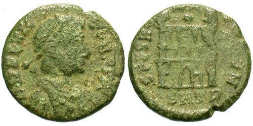 1 Follis / 1 AE4 Weströmisches Reich (285-476) Bronze Flavius Victor (?-388)