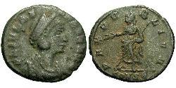 1 Follis / 1 AE4 羅馬帝國 青铜 Helena Augusta (250 -330)