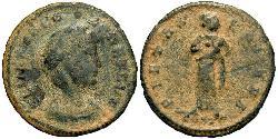 1 Follis / 1 AE4 羅馬帝國 青铜 Theodora (500-548)