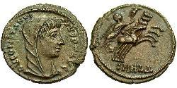 1 Follis / 1 AE4 羅馬帝國 青铜 君士坦丁大帝