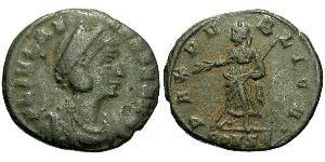 1 Follis / 1 AE4 羅馬帝國 青铜 Helena Augusta (250 -330)