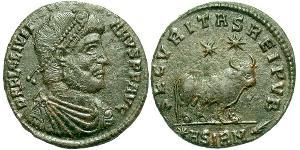 1 Follis /  AE1 Römische Kaiserzeit (27BC-395) Bronze Julian II  (331-363)