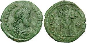 1 Follis /  AE2 Empire byzantin (330-1453) Bronze Arcadius (377-408)