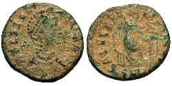 1 Follis /  AE2 Empire romain (27BC-395) Bronze Aelia Flacilla (?-385)