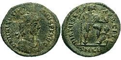 1 Follis /  AE2 Roman Empire (27BC-395) Bronze Valentinian II (371-392)