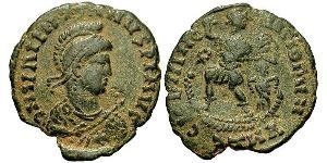 1 Follis /  AE2 Römische Kaiserzeit (27BC-395) Bronze Valentinian II (371-392)